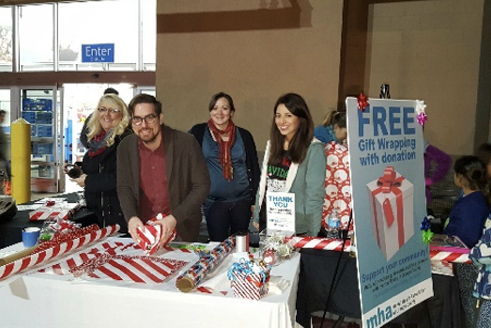 gift wrapping with mental health association