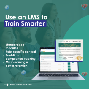 laptop with certificatw and words that say Train Smarter