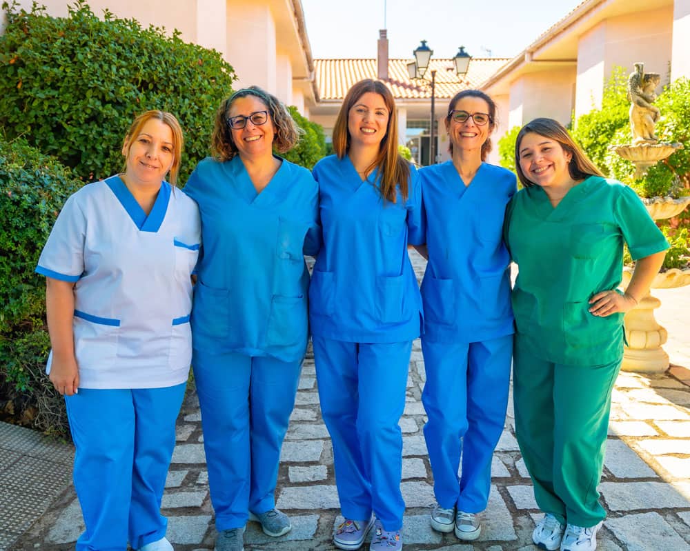 Skilled nursing facility care team supporting long-term care, compliance training, staff development, and quality resident outcomes.