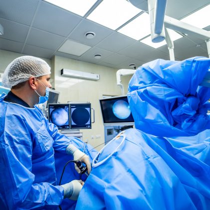 Healthcare professionals in ER